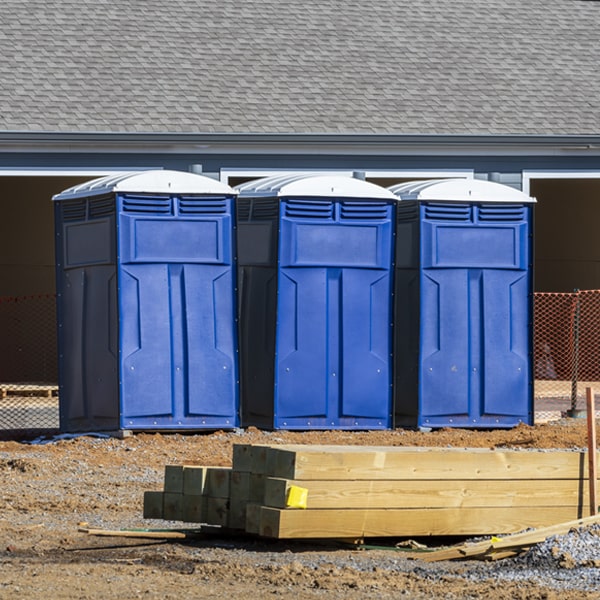 how do you ensure the portable restrooms are secure and safe from vandalism during an event in Huron SD